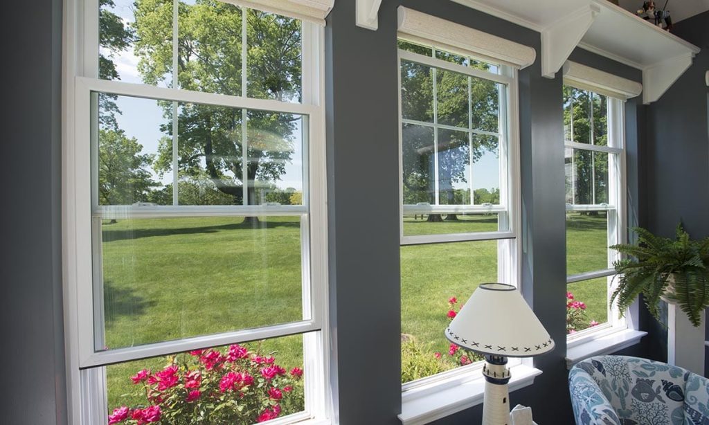 double-hung window